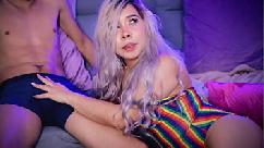 Chubby blonde colombian loves her boyfriend s cock